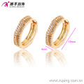 90940 dubai gold jewelry earring , Environmental Copper material for earring making luxury high quality geometric jewelry